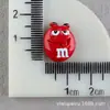 Accesorios de Resina DIY Pasador Pegamento Cremoso Divertido m Bean Funda para Teléfono Móvil Accesorios de Caramelo Pasador de Expresión Material para Accesorios de Cabello