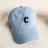 Gorra con alfabeto japonés para niños, primavera y verano, nueva gorra de béisbol informal pequeña de estilo urbano a la moda coreana para hombre.
