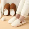 Novas Pantufas de Algodão Silenciosas Estilo Japonês para Primavera e Outono Atacado para Mulheres, Uso Doméstico Interno, Solado Macio, Pantufas Antiderrapantes para Pisos de Madeira
