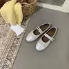 Zapatos Mary Jane Retro Franceses de Doble Hebilla para Mujer Nueva Colección Primavera y Verano 2026 Zapatos Planos con Estampado de Leopardo Mocasines de Punta Redonda