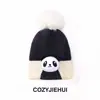 Nuevos Sombreros de Otoño e Invierno Estilo Coreano para Niños y Niñas, Lindos Sombreros de Oruga de Dibujos Animados a Prueba de Viento y Cálidos con Protección para los Oídos para Bebés