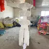 Linternas Qingming de Plástico Linternas de Papel de Plástico Blanco Para Sacrificio en Tumbas Limpieza de Tumbas Festival Qingming Rojo Colgante Colgador de Papel Colgante Verde