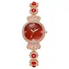 Reloj Pulsera de Calcedonia Douyin Live Corona de Reloj Joyería Moda Reloj para Dama Reloj de Mujer Reloj de Cuarzo