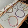 Pulsera con Hebilla Cuadrada de Circonita Chapada en Oro Real, Lujo Accesible, Pulsera de Gama Alta, Moderna, Exquisita y Versátil para Mujeres
