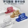 Nuevo Perforador Portátil de 5 Agujeros para Cuadernos de Hojas Sueltas, Herramienta Manual de Estampado Tipo Prensa para DIY, Al por Mayor en Stock