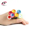 Tee de Golf Más Vendido Transfronterizo del Fabricante Bolixi Tee de Plástico Funda de Goma Blanda Tee Rayado Soporte de Tee de Colores