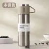Conjunto de caixa de presente de aço inoxidável 304 de alta qualidade, copo térmico portátil, presente para escritório de negócios, carro, atacado, xícara de chá