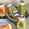 PP Resistente a Altas Temperaturas Desechable Botella para Bebidas de Leche Taza para Té de Leche Yogur Jugo Rama de Álamo Manano Botella Plástica Vacía Sellada