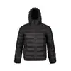 Chamarra Acolchada de Costilla Yishengyi para Invierno Profundo 90% Pluma de Ganso Blanco Básica para Viaje Cotidiano Nylon Cálida con Capucha para Hombres y Mujeres