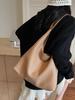 Bolso de Mano Retro Tejido de Moda para Mujer, Bolso de Hombro Estilo Coreano para el Trabajo y los Viajes, Nuevo Modelo 2026, Bolso de Hombro de Gran Capacidad para Mujer