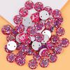Nuevo Redondo Cosido a Mano Piña Diamante Paquete de Material DIY 10mm Acrílico Accesorios de Ropa Dorso de Cocodrilo Taladro Cosido a Mano