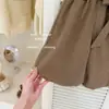 ¡Le'en Tía Bebé en el Extranjero! Conjunto original de top con lunares, volante de lazo y pantalones de farol para niña