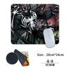 Mouse pad periférico Marvel Series Venom, tapete de mesa antiderrapante para escritório, almofada para laptop e teclado de anime