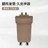 Adecuado para coches Tesla, cojín reposapiés integrado hecho de cuero Nappa con patrón de lichi, cojín reposapiés extendido para asiento de coche