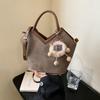 Bolso Cubo de Moda Versátil Transfronterizo 2026 con Textura, Bolso de Hombro y Cruzado de Bloques de Color Sencillos, Bolso de Mano Pequeño para Mujer