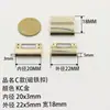Hebilla DIY Hecha a Mano de Aleación de Zinc para Cordón Plano de Cuero, Hebilla Magnética, Hebilla Plana, Hebilla para Cordón, Hebilla Magnética, Hebilla para Cordón de Cuero, Accesorios para Pulseras