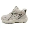 Zapatos de Algodón Peludo de Caña Alta K5705 para Mujer, Colección Otoño/Invierno 2026, Zapatos de Trabajo, Suela Gruesa Antideslizante, Zapatos Deportivos Tipo Papá