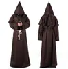 Cosplay de Halloween traje antiguo traje de monje medieval Túnica de monje traje de mago traje de sacerdote traje COS traje de escenario