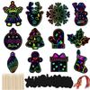 Fabricante Original Suministra Decoraciones para Fiestas Navideñas Transfronterizas Tarjetas de Rascar Graduación Halloween Venta al por Mayor Hecho a Mano