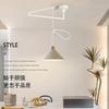 Lámpara de Araña Ajustable Estilo Escandinavo Moderno Minimalista Restaurante Barra Mesa Dormitorio Plegable Telescópica Cambio Modelado