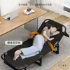 Cama Plegable Cama Individual Doméstica Simple Multifuncional Sillón de Oficina Portátil Cama para Pausa del Almuerzo Siesta de Adultos Cama de Campamento