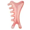 Peine de Masaje para Terapia de Meridianos de la Cabeza, Masajeador de Cuero Cabelludo para Hombres y Mujeres, Limpieza de Cuero Cabelludo Gua Sha, Peine de Dientes Anchos Anti-Estático, Peine de Meridianos Portátil
