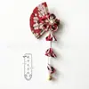 Accesorios para el Cabello Hechos a Mano de Tela Estilo Japonés, Tocados de Borla Flor de Cerezo, Accesorios Tradicionales para Kimono Yukata, Pasadores de Flor de Tela Finamente Elaborados