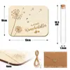 Cartera de Madera Transfronteriza Temporada Escolar Temporada de Graduación Bici Cartera para Efectivo Regalo Diente de León Dinero Decoración para Fiesta