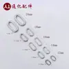 Acessórios Personalizados de Prata de Lei S925: Fecho Oval, Fecho Retangular, Fecho de Coração, Fecho Universal, Fecho em Formato de Coração, Acessórios para Joias