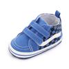 0-1 ano de idade sapatos de bebê fundo macio casual xadrez sapatos internos duplo Velcro sapatos de bebê sapatos de criança atacado 2545