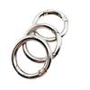 En stock, anillo de resorte abierto de aleación de zinc, anillo decorativo móvil, botón colgante, diámetro interior 20 25 mm