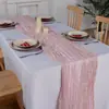 Camino de mesa de seda de Bali, estilo vintage de lujo ligero y de alta gama, mantel trenzado, decoraciones para bodas y fiestas, fabricante de caminos de mesa largos
