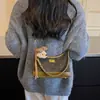 Bolsa de ombro feminina estilo Chanel com padrão de losangos 2026 nova tendência popular bolsa de ombro único bolsa hobo versátil