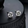 Aretes de Cruz para Hombre, Aretes de Tendencia de Moda Punk Transfronteriza para Mujer, Accesorios de Joyería Versátiles de Alta Gama, Venta al por Mayor de Aretes