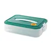 Caja Especial para Empanadas, Caja Congeladora Multicapa para Congelar Empanadas en el Refrigerador, Caja Rápida para Congelar Empanadas, Caja de Conservación de Grado Alimenticio
