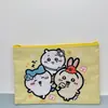 Bolsa para Documentos de Caricatura Chihuahua Tamaño A5, Bolsa con Cremallera Girly de Alto Valor, Bolsa para Documentos de Oficina, Bolsa de Almacenamiento para Papelería y Cosméticos