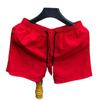 Calça de Verão Masculina Calça de Praia Estilo Coreano Calça Tripla Shorts de Secagem Rápida Cor Doce Solta Fina Tendência Shorts Esportivos
