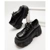 Nova Marca Espanhola Tendência Primavera/Verão Novo Estilo Punk Sapatos Plataforma Chunky Baixos com Solas Grossas