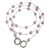 Accesorios para Bolsos Hechos a Mano de Cadena Fina Transfronterizos Cadena de Cuentas de Cristal de Ámbar Cadena de Cuentas Correa para Bolso Cruzado Venta al por Mayor