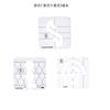 Regla de patchwork acrílica DIY para costura, plantilla de costura hueca con forma especial, kit de pie prensatelas, combinación de plantillas de patchwork en stock