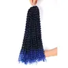 Peluca de trenza de fibra química africana europea y americana trenza sucia de resorte 18 pulgadas Trenza Passion Twist cabello de ganchillo agua