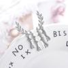 Aretes para Mujer Estilo Coreano Fresco Alas con Incrustaciones de Diamantes Borla Largos Celebridad de Internet Joyería de Moda Aretes Joyería Elegante Aretes