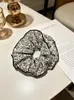 Scrunchies de tecido para atacado em estoque, scrunchies de renda, scrunchies com design de cintura fina e scrunchies em estilo casual