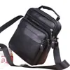 Bolso de Hombro de Piel de Vaca de Primera Capa, Bolso Cruzado para Hombre, Bolso Vertical para Hombre, Mochila de Cuero Genuino Estilo Coreano Business Casual, Bolso Multicapa para Hombre