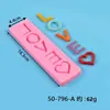 Molde de Silicona para Goteo de Gel Cristal DIY Forma de Corazón Decoración de Pastel Flip Amor Caramelo de Chocolate Paleta Molde de Silicona