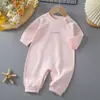Mameluco de Algodón Puro para Bebé Primavera y Otoño Unisex Romper de Manga Larga para Bebé Ropa Interior para Recién Nacidos Pijama sin Huesos