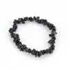 Pulsera Pulsera de Grava de Cristal de Piedra Natural Más Vendida en Amazon Transfronteriza Tejida Elástica Pulsera de Grava Irregular