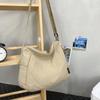 Nuevo Bolso Cruzado Casual Impermeable de Tela de Nailon Estilo Japonés para Mujer, Ligero, Combinable con Todo, Bolso de Hombro Nicho para Viajeros, Bolso Dumpling para Hombre