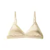 Lencería de Seda para Mujeres con Poco Busto, Estilo de Verano Ultradelgado, Sin Aros, Sexy, Transpirable Sujetador de Seda de Morera