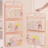 Artefacto de almacenamiento de calcetines guardarropa de dormitorio ropa interior ropa interior bolsa colgante multicapa bolsillo de malla colgante bolsa de almacenamiento detrás de la puerta